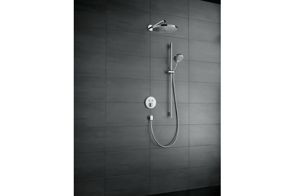 Душевой гарнитур Hansgrohe Raindance Select S 26633000 хром штанга 100.8 см, шланг пластиковый 160 см