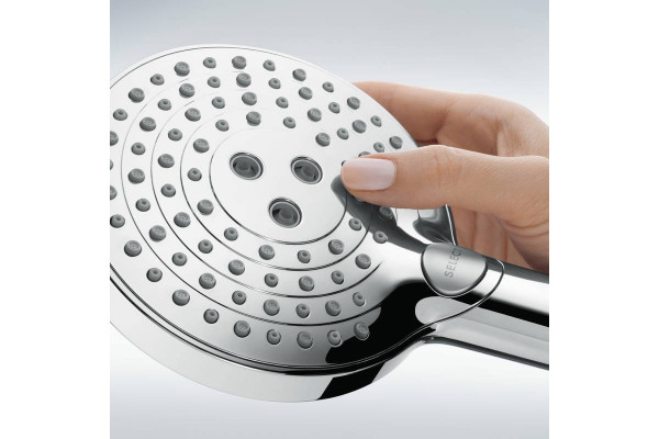 Душевой гарнитур Hansgrohe Raindance Select S 26633000 хром штанга 100.8 см, шланг пластиковый 160 см