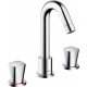 Смеситель Hansgrohe Logis 71300000 на борт ванны, хром, двухвентильный, длина излива 11.1 см