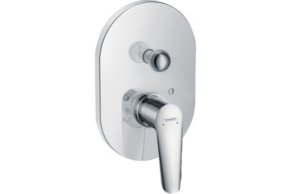 Смеситель Hansgrohe Logis E 71408000 С ВНУТРЕННЕЙ ЧАСТЬЮ, для ванны с душем, однорычажный, хром