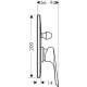 Смеситель Hansgrohe Logis E 71408000 С ВНУТРЕННЕЙ ЧАСТЬЮ, для ванны с душем, однорычажный, хром