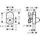 Смеситель Hansgrohe Logis E 71408000 С ВНУТРЕННЕЙ ЧАСТЬЮ, для ванны с душем, однорычажный, хром