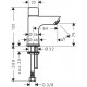 Кран Hansgrohe Logis 71120000 для раковины, хром, двухвентильный, высота излива 7.9 см