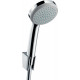 Душевой гарнитур Hansgrohe Croma 100 27574000 хром штанга 29.5 см, шланг пластиковый 125 см