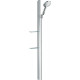 Душевой гарнитур Hansgrohe Raindance Select S 27646000 хром штанга 150 см, шланг пластиковый 160 см