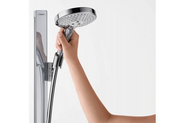 Душевой гарнитур Hansgrohe Raindance Select S 27646000 хром штанга 150 см, шланг пластиковый 160 см