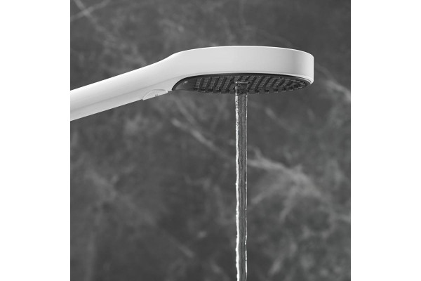 Душевой гарнитур Hansgrohe Rainfinity 26851700 матовый белый штанга 27.3 см, шланг пластиковый 160 см