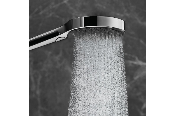 Душевой гарнитур Hansgrohe Rainfinity 26851000 хром штанга 27.3 см, шланг пластиковый 160 см