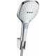 Душевой гарнитур Hansgrohe Raindance Select E 26700400 белый - хром штанга 30 см, шланг пластиковый 125 см