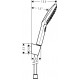 Душевой гарнитур Hansgrohe Raindance Select E 26700400 белый - хром штанга 30 см, шланг пластиковый 125 см