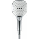 Душевой гарнитур Hansgrohe Raindance Select E 26700400 белый - хром штанга 30 см, шланг пластиковый 125 см