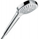 Душевой гарнитур Hansgrohe Croma Select E 26581400 белый - хром штанга 66.9 см, шланг пластиковый 160 см