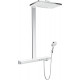 Душевая стойка Hansgrohe Rainmaker Select 460 2jet 27109400 с термостатом, штанга 112.7 см, шланг пластиковый 160 см