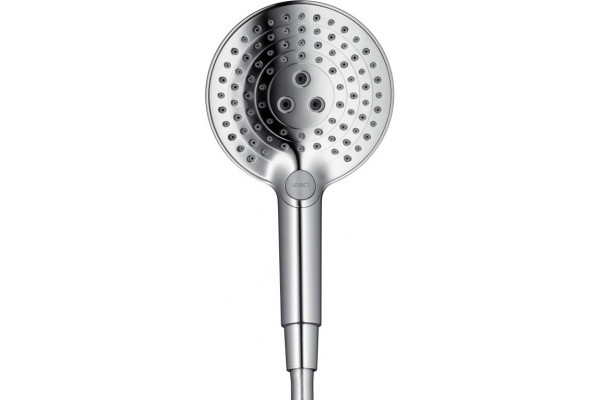 Душевая стойка Hansgrohe Rainmaker Select 460 2jet 27109400 с термостатом, штанга 112.7 см, шланг пластиковый 160 см