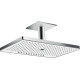 Верхний душ Hansgrohe Rainmaker Select 460 24006400 белый - хром штанга 16.4 см, размер 46.6 см