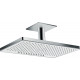 Верхний душ Hansgrohe Rainmaker Select 460 24004400 белый - хром штанга 16.4 см, размер 46.6 см