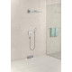Верхний душ Hansgrohe Rainmaker Select 460 24003400 белый - хром штанга 15.6 см, размер 46.6 см