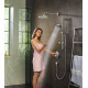 Шланговое подключение Hansgrohe FixFit 26453000 хром штанга 6.5 см,  в современном стиле