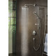 Шланговое подключение Hansgrohe FixFit 26453000 хром штанга 6.5 см,  в современном стиле