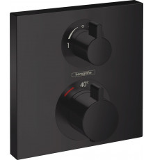 Термостат Hansgrohe Ecostat Square 15714670 для душа, матовый черный, термостат