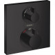 Термостат Hansgrohe Ecostat Square 15714670 для душа, матовый черный, термостат