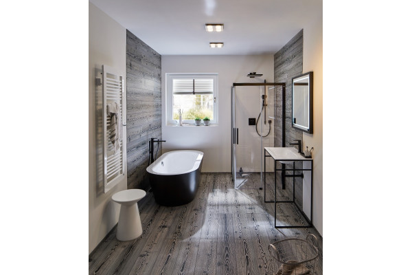 Термостат Hansgrohe Ecostat Square 15714670 для душа, матовый черный, термостат