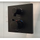 Термостат Hansgrohe Ecostat Square 15714670 для душа, матовый черный, термостат