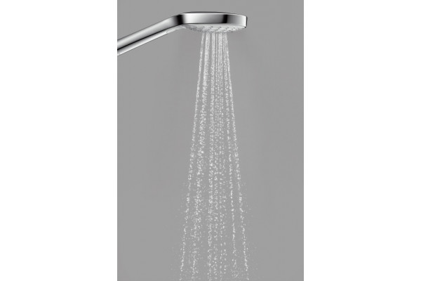Душевой гарнитур Hansgrohe Croma Select E 26425400 белый, хром, штанга 28.9 см, шланг пластиковый 125 см