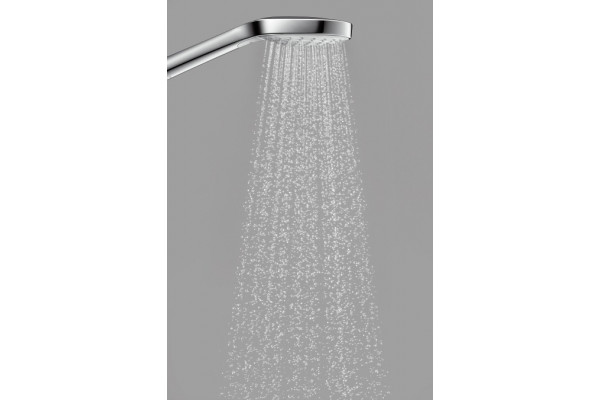 Душевой гарнитур Hansgrohe Croma Select E 26425400 белый, хром, штанга 28.9 см, шланг пластиковый 125 см