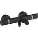 Термостат Hansgrohe Ecostat Comfort 13114670 для ванны с душем, матовый черный, термостат, длина излива 17.7 см
