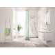 Термостат Hansgrohe ShowerSelect Glass 15735400 для душа, белый - хром, термостат