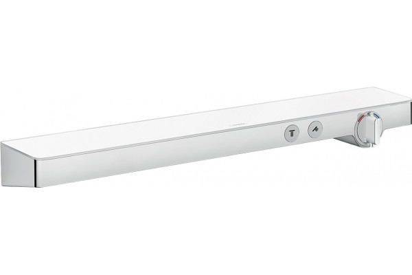 Термостат Hansgrohe ShowerTablet Select 13184400 для душа, белый - хром, термостат
