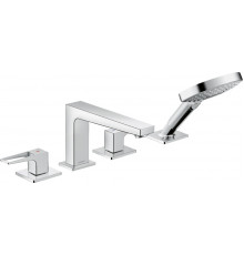 Смеситель Hansgrohe Metropol 74552000 на борт ванны двухвентильный, хром