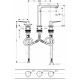Смеситель Hansgrohe Metropol 74515000 для раковины двухвентильный, хром