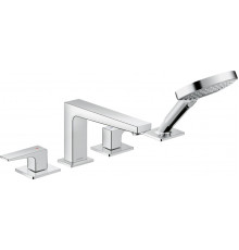 Смеситель Hansgrohe Metropol 32552000 на борт ванны двухвентильный, хром