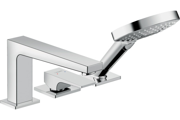 Смеситель Hansgrohe Metropol 32551000 на борт ванны однорычажный, хром