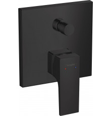 Смеситель Hansgrohe Metropol 32546670 для ванны с душем, матовый черный, однорычажный