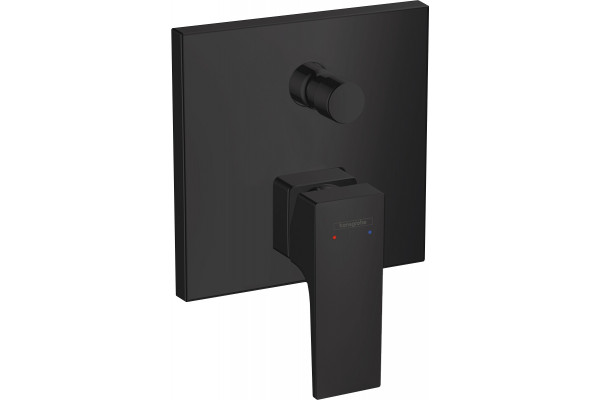 Смеситель Hansgrohe Metropol 32546670 для ванны с душем, матовый черный, однорычажный