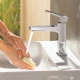 Смеситель Hansgrohe Metropol 32508000 для раковины, хром, однорычажный, высота излива 11.7 см