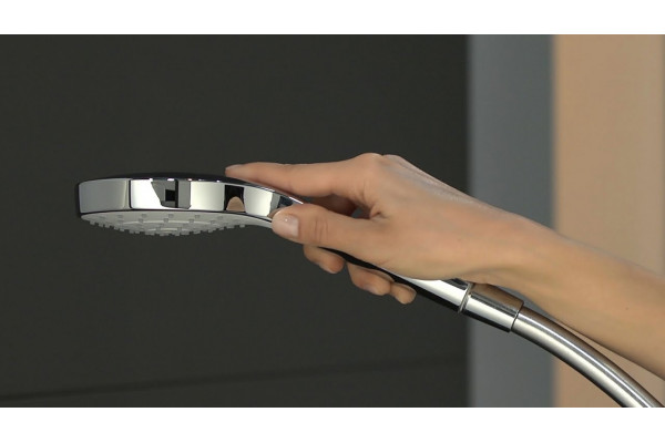 Душевая лейка Hansgrohe Croma S 26804400 белый, хром, штанга 23.6 см, 1 режим