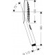 Душевая лейка Hansgrohe Raindance Select E 26521400 белый - хром штанга 24 см, 3 режима