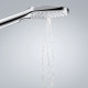 Душевая лейка Hansgrohe Raindance Select E 26521400 белый - хром штанга 24 см, 3 режима