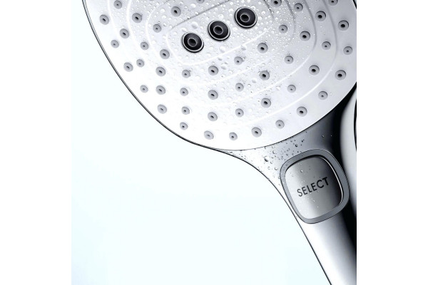 Душевая лейка Hansgrohe Raindance Select E 26521400 белый - хром штанга 24 см, 3 режима