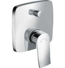 Смеситель Hansgrohe Metris 31451000 для ванны с душем, хром, однорычажный