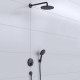 Шланговое подключение Hansgrohe FixFit 27454670 матовый черный в современном стиле