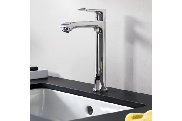 Смеситель Hansgrohe Metris 31185000 для раковины однорычажный, хром