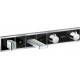 Термостат Hansgrohe RainSelect 15359600 для ванны с душем, черный - хром, термостат, длина излива 18.3 см