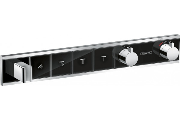Термостат Hansgrohe RainSelect 15357600 для душа, черный - хром, термостат