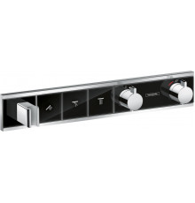 Термостат Hansgrohe RainSelect 15356600 для душа, черный - хром, термостат