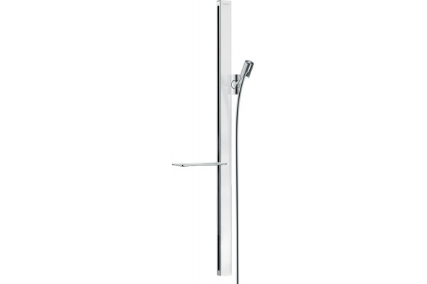 Душевая штанга Hansgrohe Unica 27640400 90 см, белый, хром в современном стиле